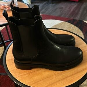 Aerosole  black ankle boots.